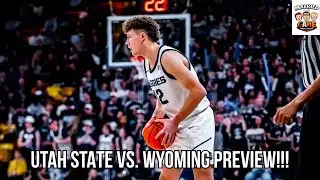 Utah State vs. Wyoming Preview + Utah State Lands Harrison Taggart in the Transfer Portal!