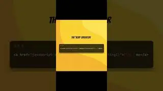 The miracle of 'void' operator! 