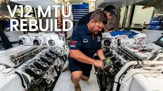 MTU Engine Rebuild on 28M Sunseeker - Behind the Scenes