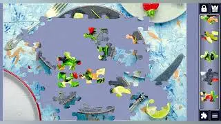 Fresh summer salad 🥗 with prawn//jigsaw puzzles craft 🧩//Amazing puzzles Art 🧩//puzzles collection//