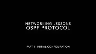 OSPF Protocol -  Initial Configuration | How to configure OSFP between Cisco Routers?