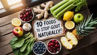 Eat These 10 Foods to Lower Uric Acid and Stop Gout Naturally 🍒🥦⚡