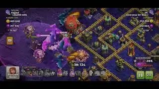 Perfect attack using champion with electro boots and invisible spell #coc
