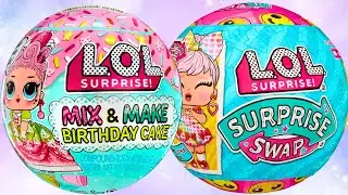 ASMR LOL Surprise Cake Face Dolls #unboxing