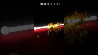 Satisfying Box with Glow Destruction #animation #satisfying #satisfyingvideo