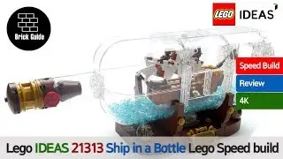 Lego IDEAS 21313 Ship in a Bottle Lego Speed Build