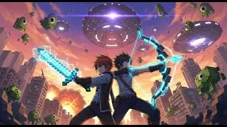 The hero who saved Earth from alien invasion. (minecraft animation): The Last Stand (p1)