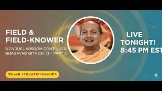 Field and Field-Knower 1: Nondual Realization & Manifestation, by Swami Sarvapriyananda