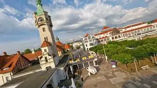 Sopot molo z drona