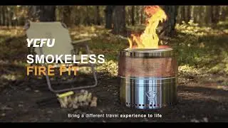 Best Smokeless Fire Pit for Camping? YEFU Folding Stainless Steel Firepit Review