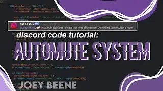 Discord JS Auto Mod System With Auto Mute After 3 Infractions
