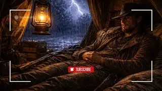 Arthur Resting by a Warm Lantern in His Wagon During a Stormy Night | RDR2 ASMR