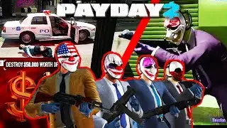 Ограбление банков и разрушение торговых центров (Payday 2)