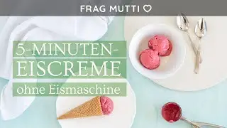 NICECREAM selber machen 🍨☀️ 5-Minuten-Eiscreme ohne Eismaschine