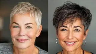 Boy Cut For Girls New Style Haircut over 50 Ages Women | Casual Short Pixie Haircut | New looks