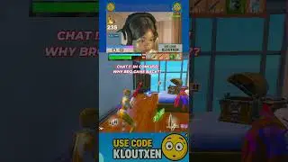 🤔CHAT I am CONFUSED why bro BACK again #kloutina #fortnite #gaming