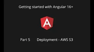 Deploy angular app in AWS S3 - Part 5