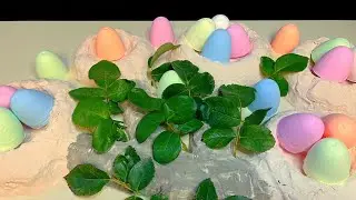 #ASMR Baking soda eggs nest 🪺🪺#explore