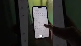 Calendar APP on iOS 18  #tech #smartphone #techtok #ios18 #ios18beta #ios18features #tipsandtricks