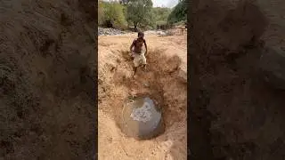 Drinking water in a natural water source