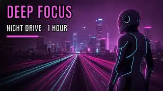 Cyberpunk Night Drive 🚗 Neon Synthwave Instrumental Music (1+ Hour Mix)