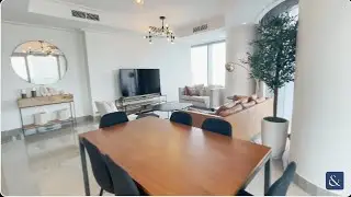 Fully furnished 2-BR with large open plan living in Downtown Dubai