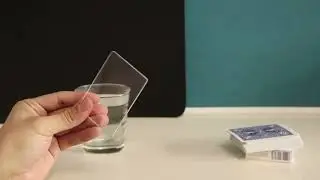 Ghost Glass (Poker Size) - Magic Trick
