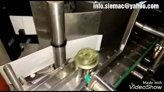 CPVC Solvent Bottle Labelling machine| Tin Bottle Labeling I Automatic Sticker Labelling Machine