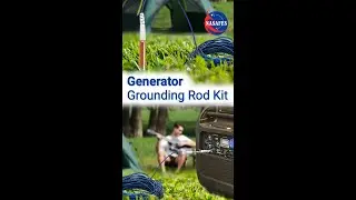 Generator Grounding Rod Kit, Easy Installation Grounding Rod For Portable Generator #shorts
