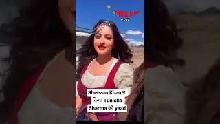 #sheezankhan shares a video with #tunishasharma and writes a heartfelt note on social media #tunisha