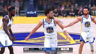 Splash Brothers Takeover Mode! | NBA 2K23 Gameday Simulation | Warriors vs. Jazz