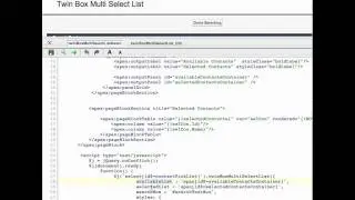 Configuration and code walk of jQuery multi select plugin for iPad