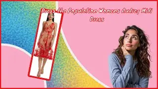 Dress the Population Womens Audrey Midi Dress review