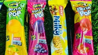 Satisfying Video ASMR Sweets Lollipop Rainbow Giant Unboxing Good Sound 🔊🌈
