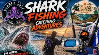 Shark Fishing with Kraken Land Based Shark Fishing, Murrells Inlet, South Carolina!