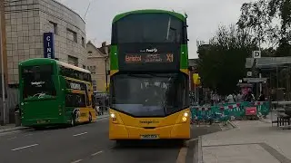 Advent Day 23 ( Scenic views + Thrash) Firstbus X1 to Bristol 35130 SM65 GGA 
