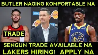 APPLY na sa Lakers 13 Million SAHOD. SENGUN iti trade ng Rockets. BUTLER naging komportable na