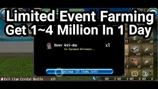 Toram online - Limited Even Farming Get 1~4Million In 1 Day