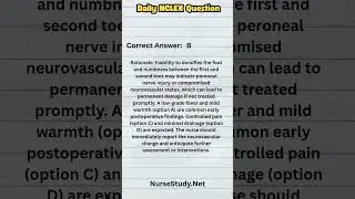 Musculoskeletal NCLEX Practice Questions: Fractures, Hip & Knee Replacements, Osteoporosis NGN Style