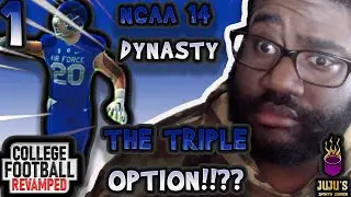 CAN YOU BE DOMINANT WITH A TRIPLE-OPTION OFFENSE!! NCAA 14 DYNASTY EPISODE 1!!!!