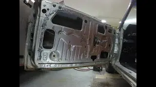 1966 Ford Galaxie 500 convertible restoration part 82 working on drivers door