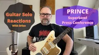 Guitar Solo Reactions ~ Prince ~ SB Press Conference