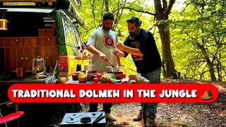Camping in Iran&rsquo;s Jungles 🇮🇷 | Cooking Traditional Iranian Dolmeh in Nature 🌳