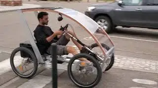 Acticycle - 1er véhicule de démonstration monoplace - POC (Proof of Concept)