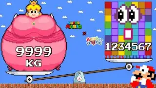 Mario and the Giant Peach Transformation in Super Mario Bros