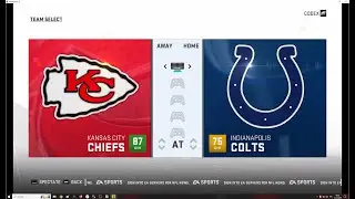 NFL 2019 девятый тур KANSAS CITY Chiefs - INDIANAPOLIS Colts