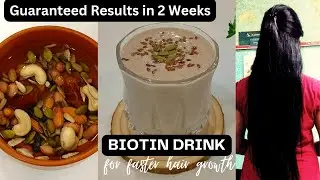 Biotin Breakfast Smoothie For Extreme Hair Growth | Hair Fall Control Smoothie