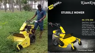 kisan kraft Stubble mower  for grass cutting @NexGen Farming Machineries - 8712137637