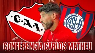 🎙️🇦🇹CONFERENCIA CARLOS MATHEU | #INDEPENDIENTE 1 - SAN LORENZO 1
