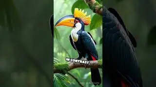 Helmeted vs. Rhinoceros Hornbill: Horned Showdown